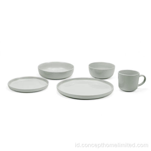 Set Makan Malam Glaze Stoneware - Multi